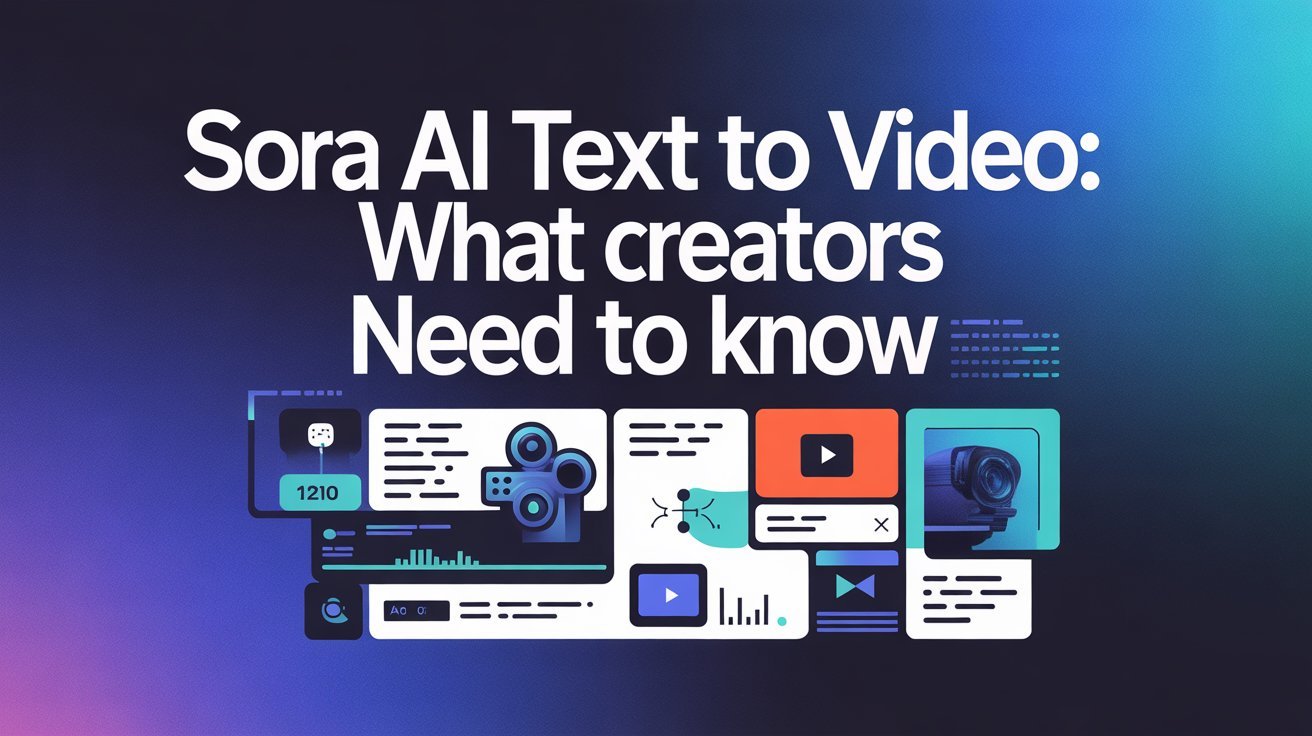 Sora AI Text to Video What Creators Need to Know