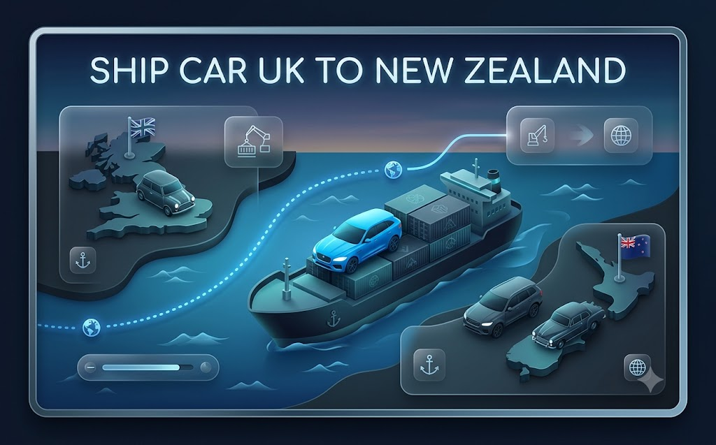 Ship Car UK To New Zealand